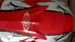 Casco Motocross RPS Talla Pequeña Rojo