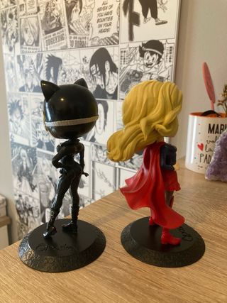 Figuras Qposket Catwoman y Supergirl Banpresto