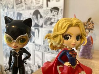 Figuras Qposket Catwoman y Supergirl Banpresto