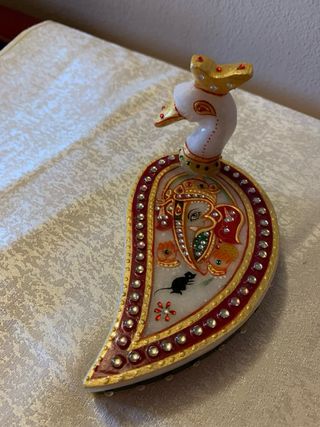 Porta anelli nuziali in marmo