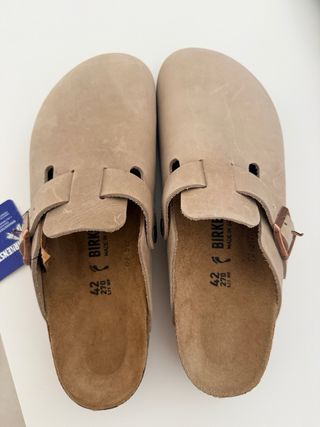 Zuecos Birkenstock Beige