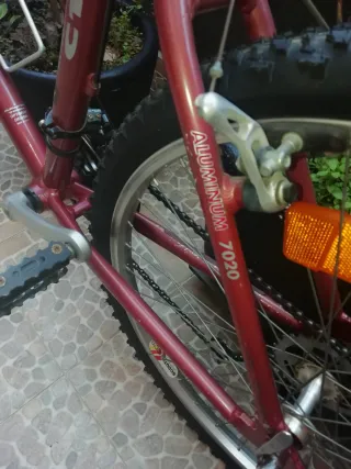 Bicicleta Milano Alu Roja