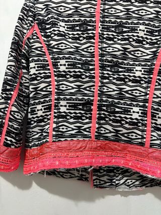 Chaqueta mujer tachuelas rosa y negro