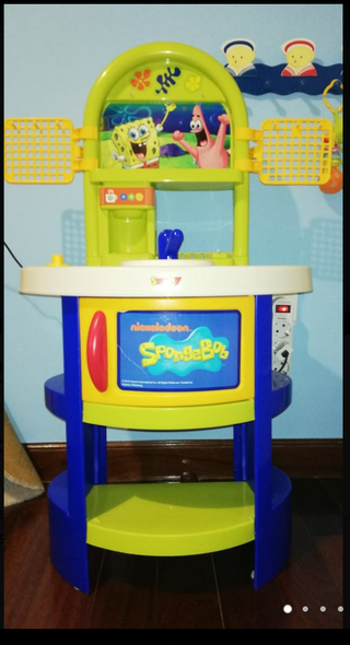 Cucina Giocattolo Bambini Bob Sponge e Accessori