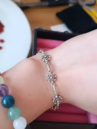 Pulsera estilo charro plata