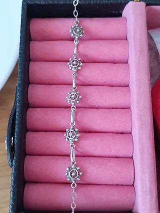 Pulsera estilo charro plata