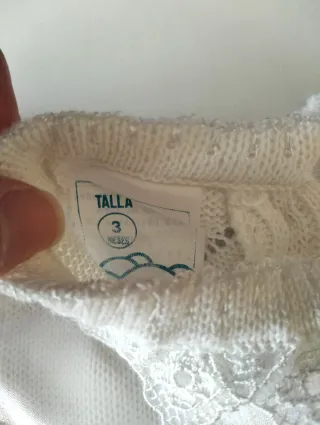 Conjunto vestido y braguita punto 3 meses