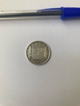 1 Peseta Plata 1933 República Española