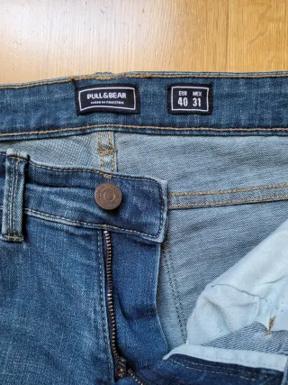 Vaqueros Pull&Bear rotos azules
