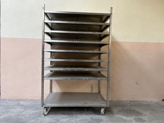 Carro INOX con estantes