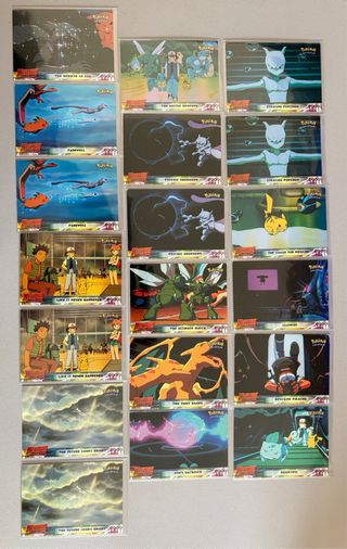 Lote Pokemon Topps 1999 Película
