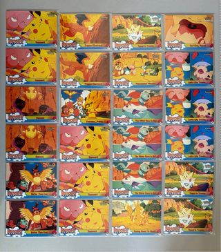 Lote Pokemon Topps 1999 Película
