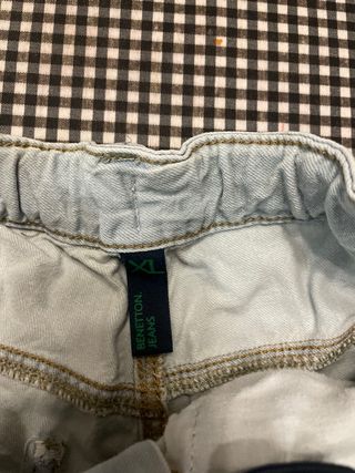 Bermuda vaquera niño 10-11 años