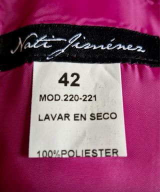 Traje de fiesta morado