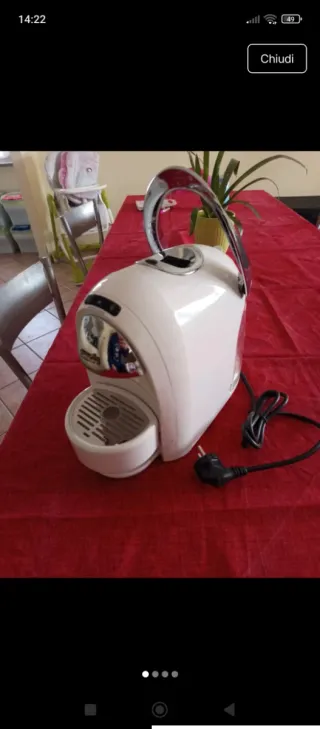 Macchina Caffè Caffitaly Bianca