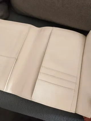 Portadocumentos blanco con estrella