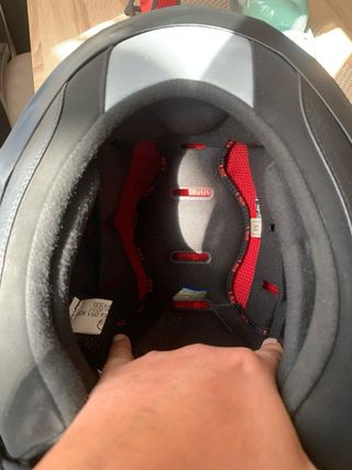 Casco Moto LS2 Negro y Rosa talla M