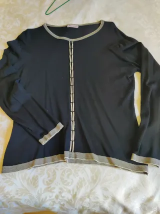 Blusa Mar de Q beige con detalles