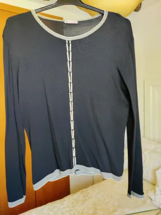 Blusa Mar de Q beige con detalles