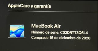 MacBook Air M1 8/256GB