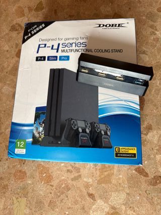 Base Refrigeradora DOBE PS4/Slim/Pro + Hub USB