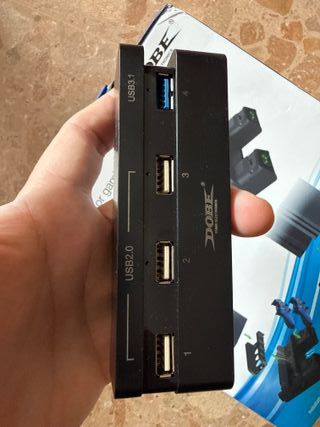 Base Refrigeradora DOBE PS4/Slim/Pro + Hub USB