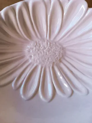 Svuota tasche a forma di margherita rosa