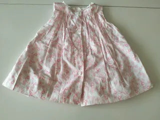 Vestido floral 12 meses