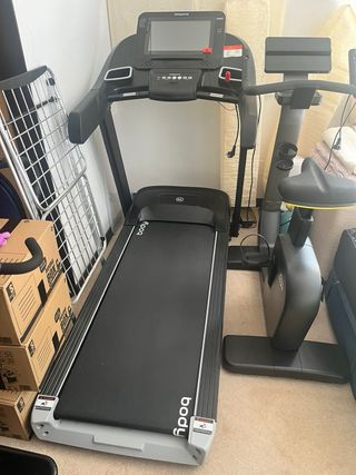 Cinta de correr y bicicleta estática