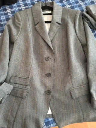 Traje de chaqueta lana mujer talla 46