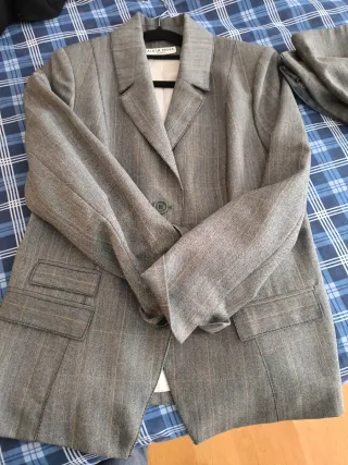 Traje de chaqueta lana mujer talla 46