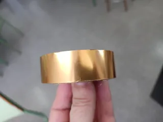 Cinta dorada de transferencia térmica  122m x 2cm