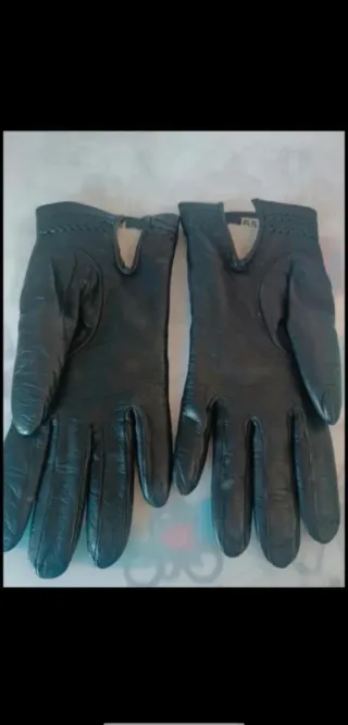 Guantes piel vintage