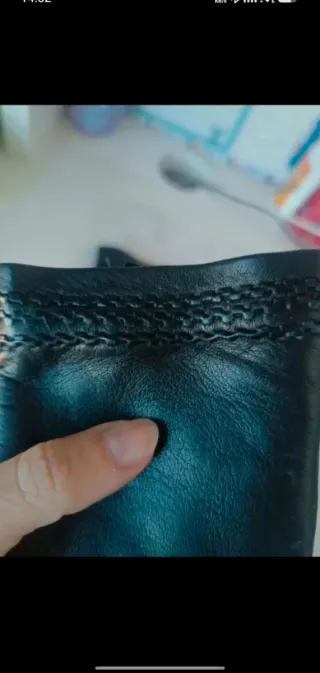 Guantes piel vintage