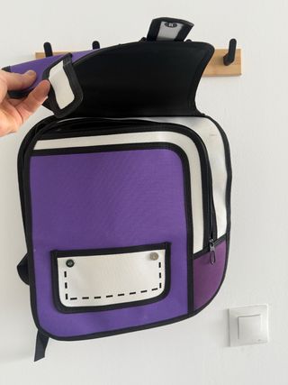 Mochila 3D Morada Niños