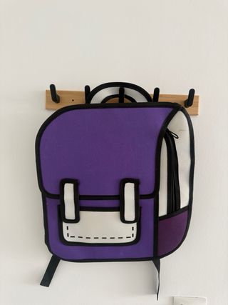 Mochila 3D Morada Niños