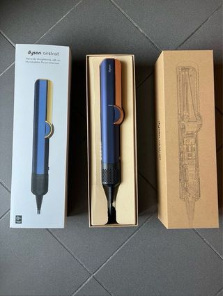 Dyson Airstrait blu/argento