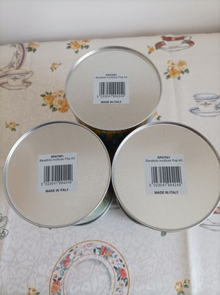Set 3 barattoli con coperchio Pop-art