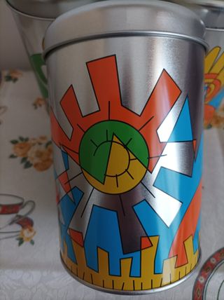 Set 3 barattoli con coperchio Pop-art