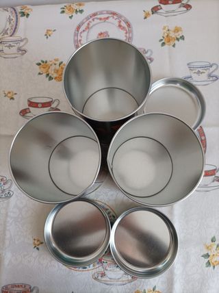 Set 3 barattoli con coperchio Pop-art