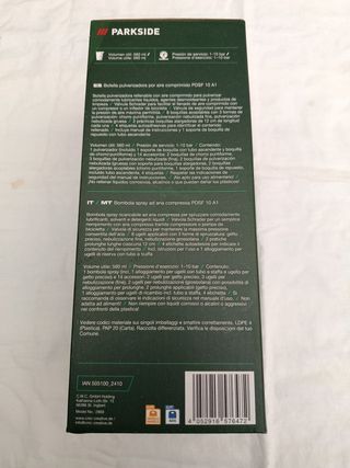 Botella pulverizador Parkside