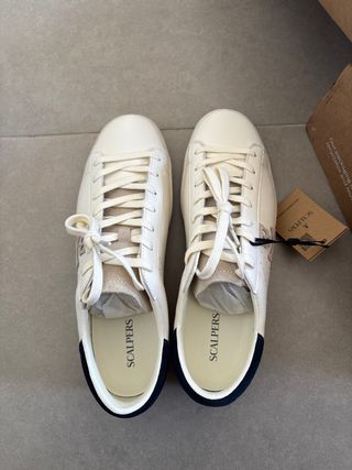 Zapatillas Scalpers azul y Blancas