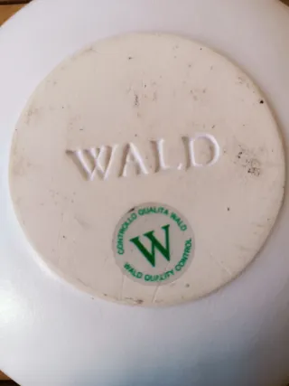 Svuota tasche bianco a forma di margherita