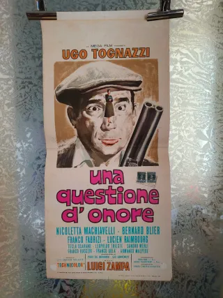 Locandina Una Questione D'Onore Tognazzi anni 70