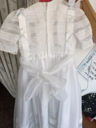 Traje de Comunión Niña Blanco Muñeca Rubia
