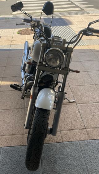 Yamaha XVS 650 Cruiser Blanca