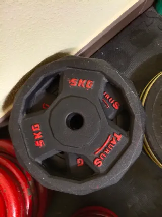 Barras y discos de pesas Salter