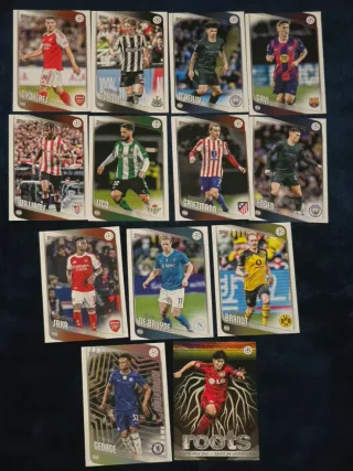 Lote cromos de fútbol Topps