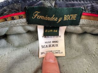 Gorra Fernard Negra/Gris Tweed