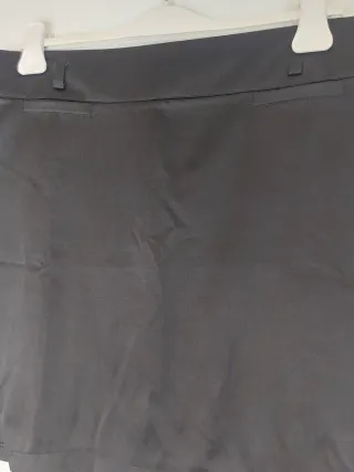 Gonna Vintage Raso Nero Spacchi Taglia 46